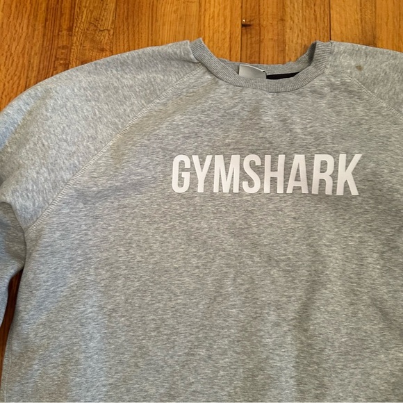 GYMSHARK Men's Gray Sweatshirt Size Large (T) - Picture 4 of 11